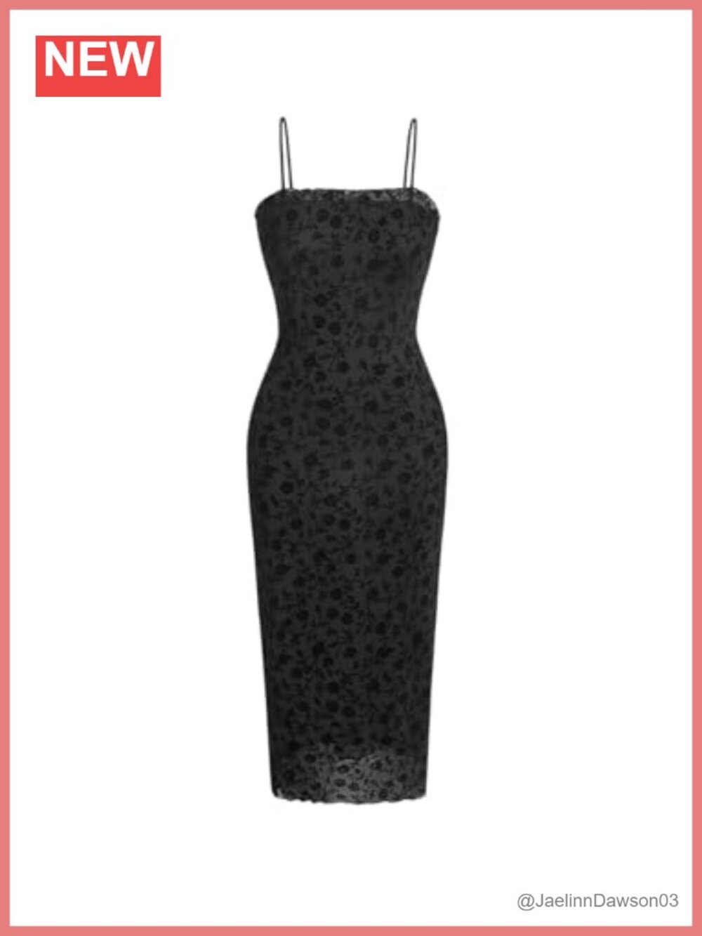 Y2K Goth Bodycon Mesh Open Back Spaghetti Strap Maxi Dress